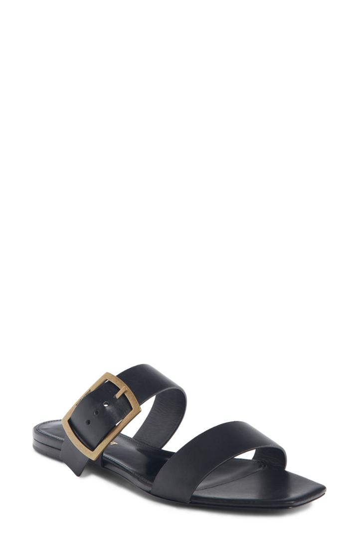 Women's Saint Laurent Oak Nu Pieds Sandal Us / 35eu - Black