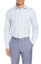 Men's Ledbury Albright Slim Fit Check Dress Shirt .5 - Green