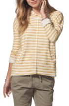 Women's Rip Curl Next Move Stripe Hooded Pullover - White