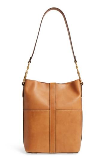 Frye Ilana Leather Bucket Bag - Brown