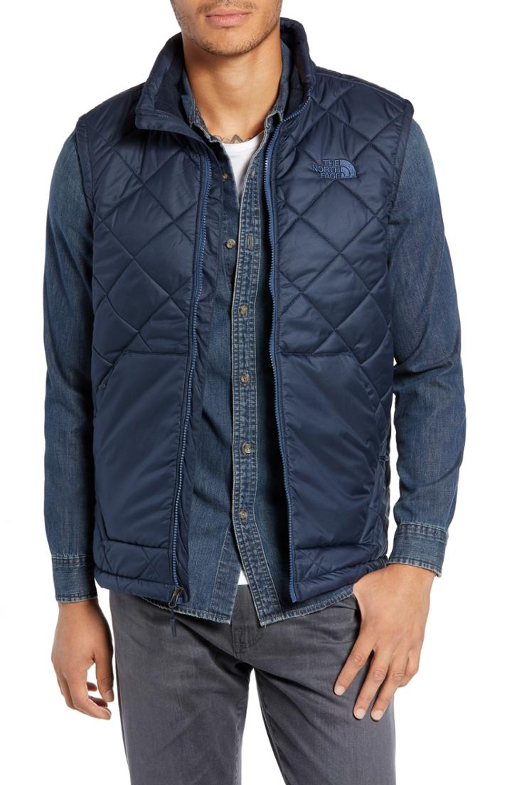 Men's The North Face Cervas Water Repellent Heatseeker(tm) Insulated Vest - Blue