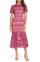 Women's Chelsea28 Lace Trumpet Midi Dress - Pink