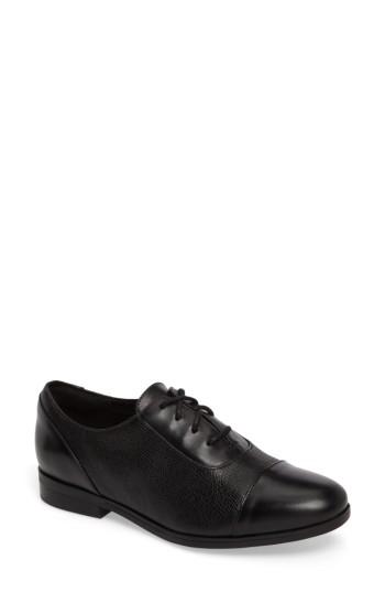 Women's Clarks Tilmont Ivy Oxford .5 M - Black