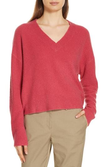 Women's Nordstrom Signature Cashmere Blend Boucle Sweater - Pink