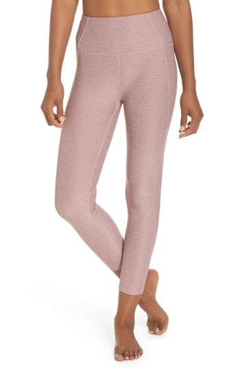 Women's Varley Everett High Waist Crop Tights - Pink