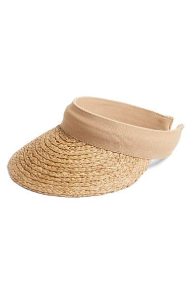 Women's Nordstrom Plaited Straw Visor -