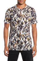Men's Theory Essential Pinal Linen T-shirt, Size - Yellow