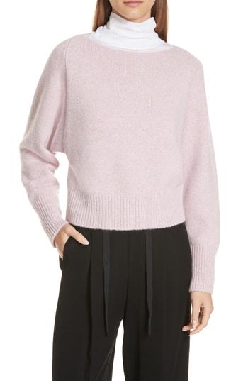 Women's Vince Cashmere Boatneck Sweater - Pink