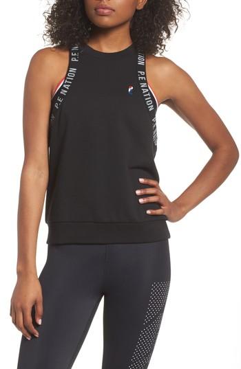 Women's P.e Nation Knuckleball Tank - Black