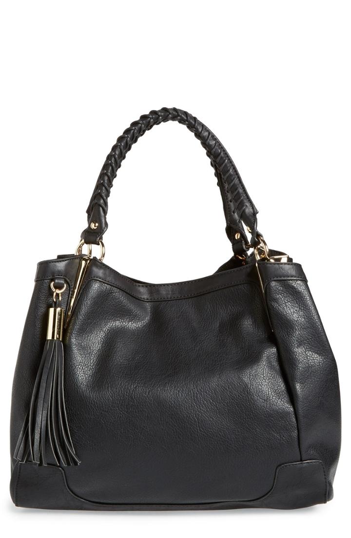 Junior Women's Emperia 'katrina' Tassel Tote - Black