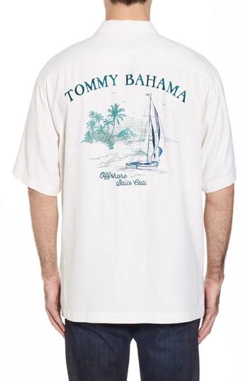 Men's Tommy Bahama Offshore Sails Silk Camp Shirt