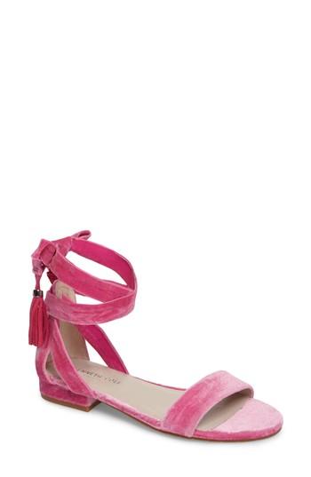 Women's Kenneth Cole New York Valen Tassel Lace-up Sandal .5 M - Pink