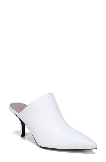 Women's Diane Von Furstenberg Mikaila Pointy Toe Mule .5 M - White