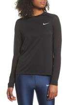 Women's Nike Miler Dry Long Sleeve Tee - White