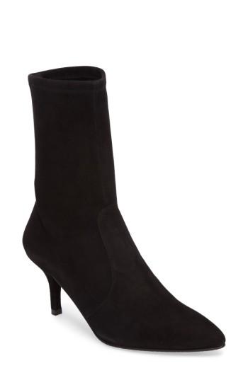 Women's Stuart Weitzman Cling Stretch Bootie .5 M - Beige