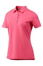 Women's Adidas Ultimate Golf Polo - Pink