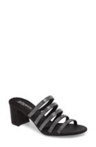 Women's Pedro Garcia Xaki Crystal Embellished Sandal Us / 36eu - Black