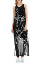 Women's Vince Camuto Fluent Cluster Maxi Dress - Black