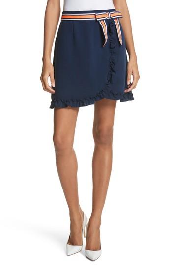 Women's Ted Baker London Xzenia Bow Miniskirt - Blue