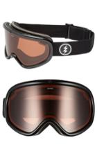Women's Electric Charger Xl Snow Goggles - Gloss Black