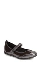 Women's Ecco 'bluma' Mary Jane Flat -7.5us / 38eu - Grey