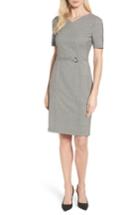 Women's Boss Davilla Stretch Wool Sheath Dress - Blue