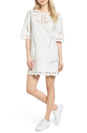 Women's St. Studio Embroidered Lace Dress Us / 34 Eu - Ivory