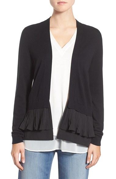 Women's Chelsea28 Ruffle Trim Cardigan