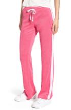 Women's Juicy Couture Venice Beach Del Ray Microterry Pants - Pink
