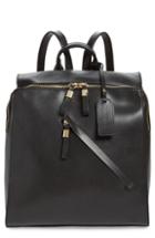 Sole Society Nycky Faux Leather Backpack - Black