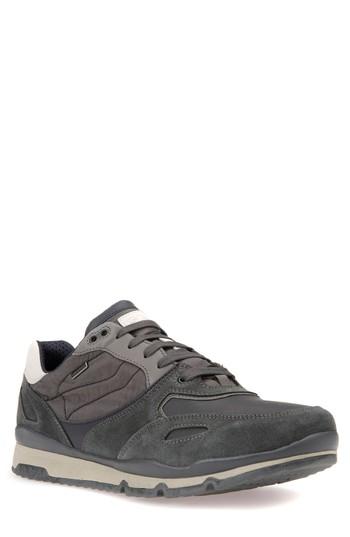 Men's Geox Sandro Abx Ambphibiox Waterproof Sneaker Us / 40eu - Grey