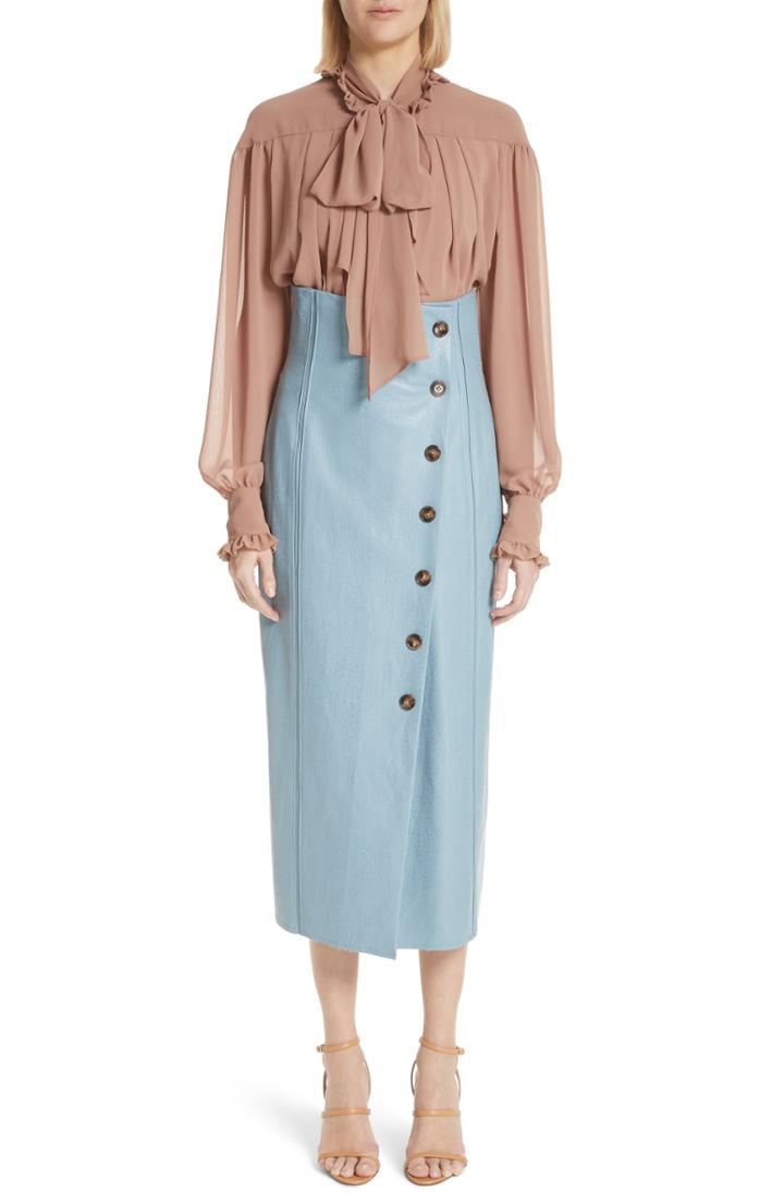 Women's Rejina Pyo Scout High Waist Skirt Us / 10 Uk - Blue