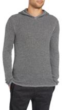 Men's John Varvatos Star Usa Thermal Hooded Sweater - Grey