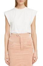 Women's Isabel Marant Slit Back Muscle Tee - White