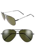 Women's Electric 'av1 Xl' 62mm Aviator Sunglasses - Black/ Grey