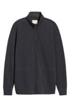 Men's Billy Reid Charles Regular Fit Half Zip Sweater - Blue