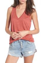 Women's Pst By Project Social T Raw Edge Tank - Red