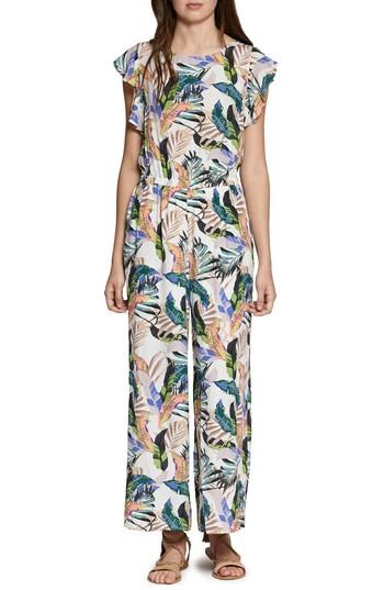 Women's Sanctuary Antonella Print Jumpsuit - White