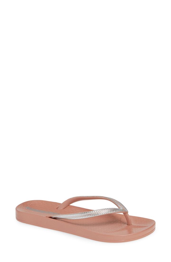Women's Ipanema Ana Metallic Flip Flop M - Pink