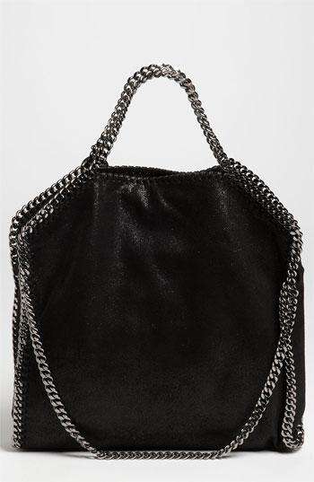 Stella Mccartney 'falabella - Shaggy Deer' Faux Leather Foldover Tote -