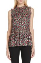 Women's Eileen Fisher Classic Velvet Collar Shirt - Blue