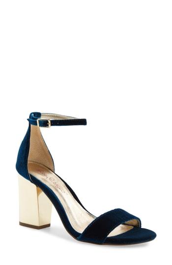 Women's Lilly Pulitzer Amber Lynn Ankle Strap Sandal .5 M - Blue