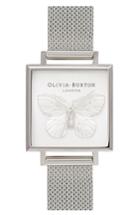 Women's Olivia Burton 3d Butterfly Mesh Strap Watch, 22mm