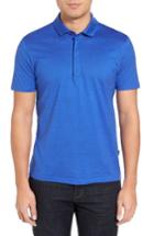 Men's Boss 'pressler' Fit Polo, Size Medium - Blue