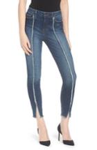 Women's Good American Good Jeans Raw Seam Crop Skinny Jeans - Blue