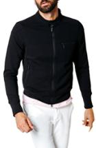 Men's Good Man Brand Tech Twill Trim Fit Moto Jacket - Black