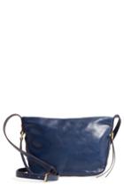 Hobo Muse Calfskin Leather Crossbody Bag - Blue