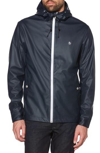 Men's Original Penguin Rubber Jacket - Blue