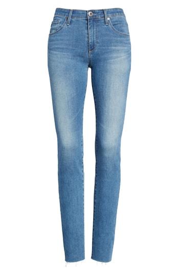 Women's Paige Hoxton High Waist Ankle Peg Jeans - Blue