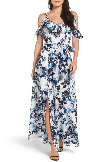 Women's Eliza J Cold Shoulder Maxi Dress